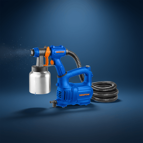 Wadfow Spray Gun Wadfow 550W Electric Spray Gun with Stainless 700ml Container - WEG2A51