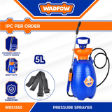 Wadfow Spray Gun Wadfow 5L Manual Pressure Sprayer - WRS1550