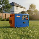 Wadfow Generator Wadfow 6.3 kW Three Phase Silent Diesel Generator - WDG2A50DT