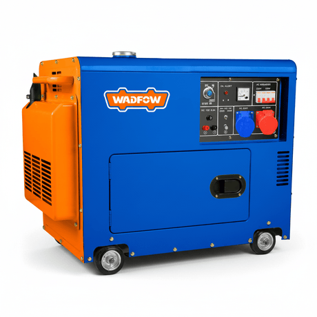 Wadfow Generator Wadfow 6.3 kW Three Phase Silent Diesel Generator - WDG2A50DT