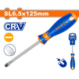 Wadfow Screwdrivers Wadfow 6.5x125mm Slotted Screwdriver - WSD1265