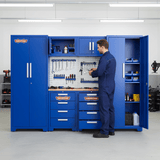 Wadfow Lifting & Workshop Equipment Wadfow 6-Piece Heavy-Duty Modular Garage Cabinet System - WCS3A06