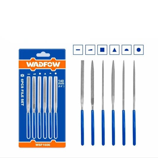 Wadfow Chisels Files Planes & Punches Wadfow 6 Pieces File Set - WSF1606