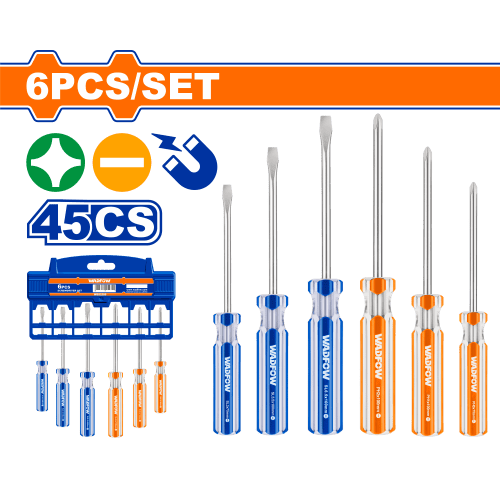 Wadfow Screwdrivers Wadfow 6 Pieces Screwdriver Set - WSS3206