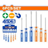 Wadfow Screwdrivers Wadfow 6 Pieces Screwdriver Set - WSS3206