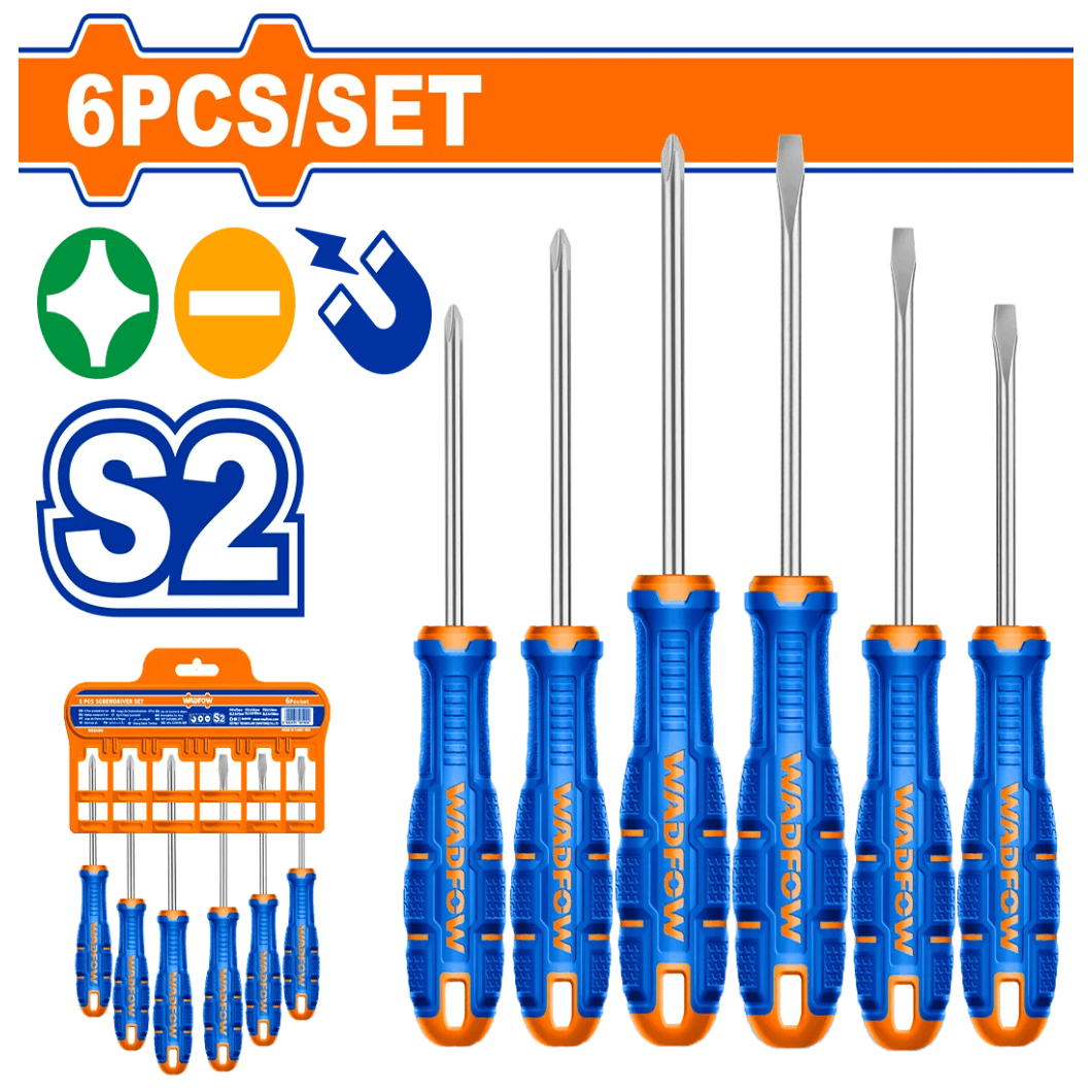 Wadfow Screwdrivers Wadfow 6 Pieces Screwdriver Set - WSSA406