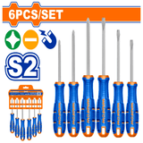 Wadfow Screwdrivers Wadfow 6 Pieces Screwdriver Set - WSSA406