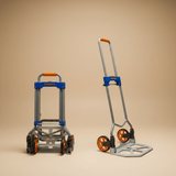 Wadfow Lifting & Workshop Equipment Wadfow 60kg Compact Foldable Hand Truck with Elastic Bungee Cord - WWB9A06