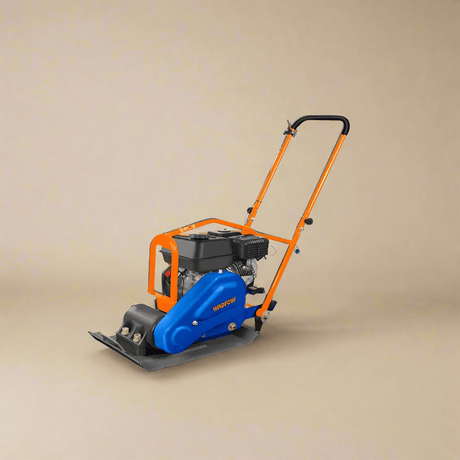 Wadfow Construction Equipment Wadfow 60kg Gasoline Plate Compactor 6.5HP with 10.5kN Force - WPM2A060