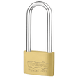 Wadfow Padlocks & Accessories Wadfow 60mm Long Shackle Brass Padlock - WPD2460