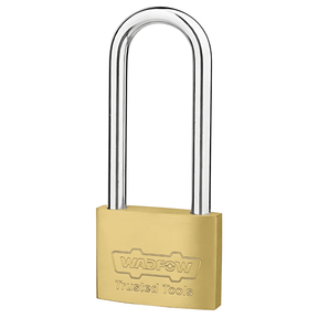 Wadfow Padlocks & Accessories Wadfow 60mm Long Shackle Brass Padlock - WPD2460