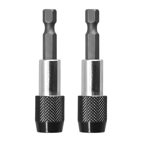 Wadfow Screwdrivers Wadfow 60mm Screwdriver Bit Holder With Release - WSV3K01