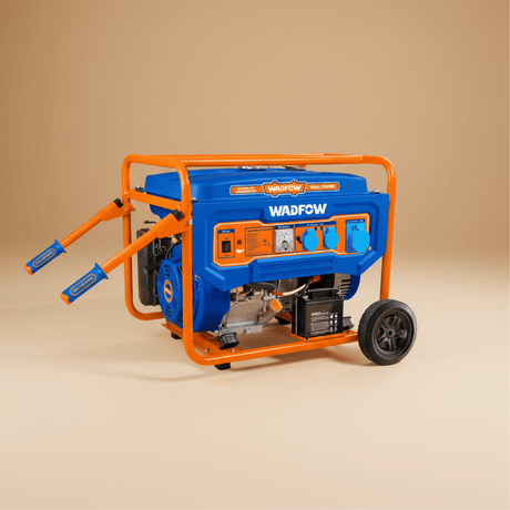 Wadfow Generator Wadfow 7.0KW Gasoline Generator with Electric Start, 25L Fuel Tank & Wheel Kit – WGEAA096
