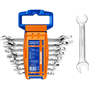 Wadfow Wrenches Wadfow 8 Pieces Double Open End Spanner Set  - WDS2208