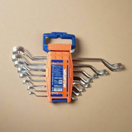 Wadfow Wrenches Wadfow 8 Pieces Offset Ring Spanner Set  - WFR3208