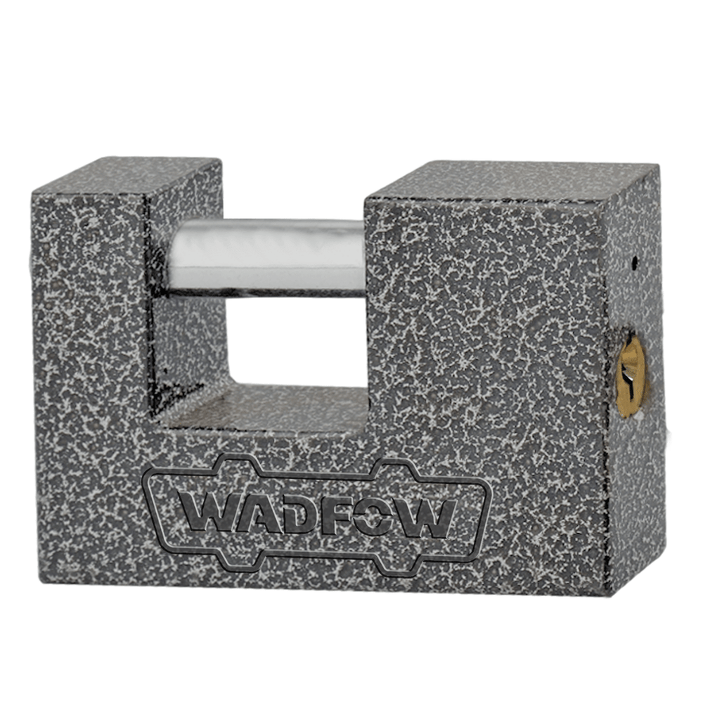 Wadfow Padlocks & Accessories Wadfow 80mm Rectangular Type Iron Padlock - WPD7580