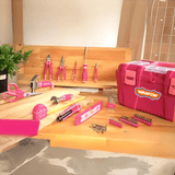 Wadfow Tool Set Wadfow 89-Piece Pink Hand Tool Set - WHS3B89