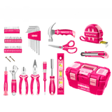 Wadfow Tool Set Wadfow 89-Piece Pink Hand Tool Set - WHS3B89