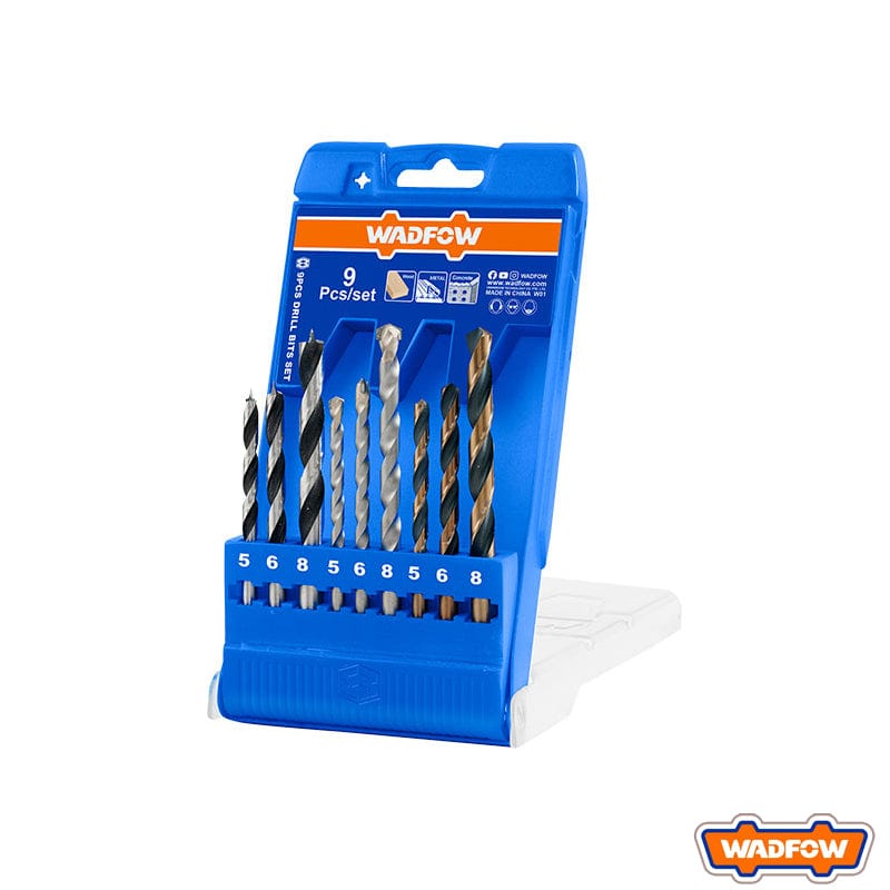 Wadfow Drill Bits Wadfow 9 Pieces Drill Bits Set - WTD6B01