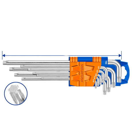 Wadfow Sockets & Hex Keys Wadfow 9 Pieces Torx Key Set - WHK3292