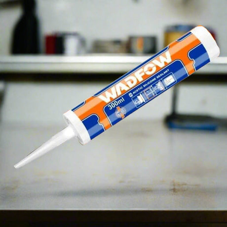 Wadfow Caulk & Sealants Wadfow Acetic Silicone Sealant - White, Black & Transparent