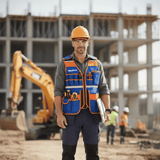 Wadfow Tool Boxes Bags & Belts Wadfow Adjustable Tool Vest with 11 Reinforced Pockets - WTG6105
