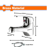 Wadfow Bathroom Faucet Wadfow Basin Mixer Faucet -  WZD1501