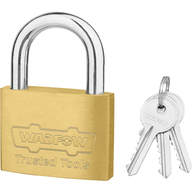 Wadfow Padlocks & Accessories Wadfow Brass Padlock 50mm - WPD1450