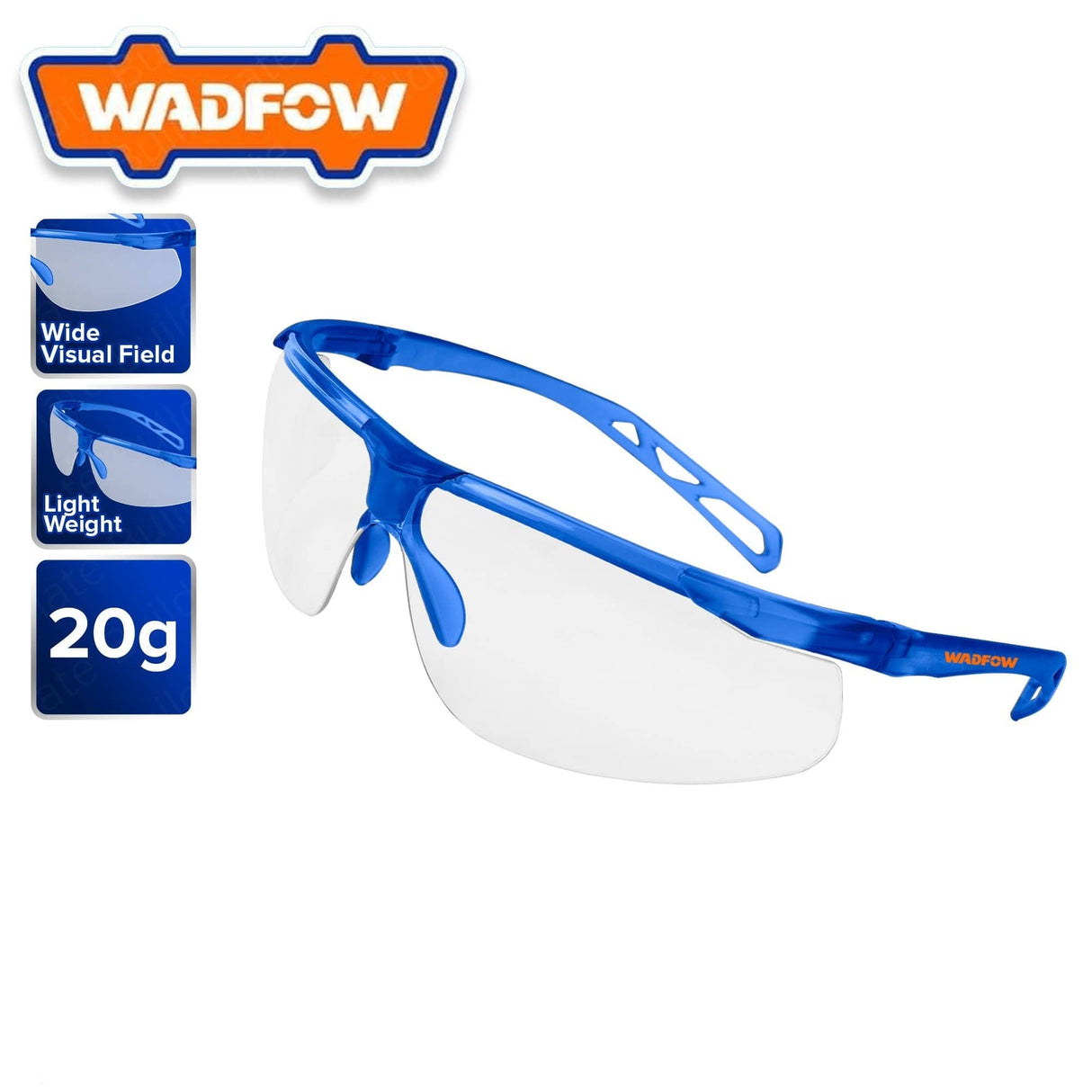 Wadfow Eye Protection & Safety Glasses Wadfow Clear Safety Goggles - WSG1802