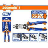 Wadfow Pliers Wadfow Compound Action Combination Pliers  8" (200mm) - WPL1768