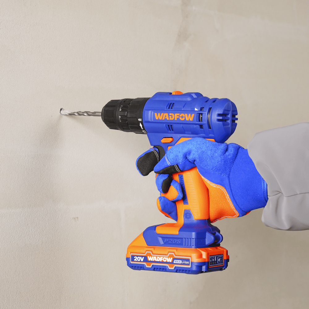 Wadfow Drill Wadfow Cordless 20V Drill 50Nm + 16mm Rotary Hammer + Two 1.5Ah Batteries - WOS240681
