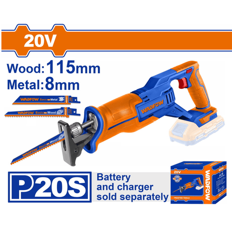 Wadfow Reciprocating Saw Wadfow Cordless Reciprocating Saw Without Battery And Charger - WLR15115