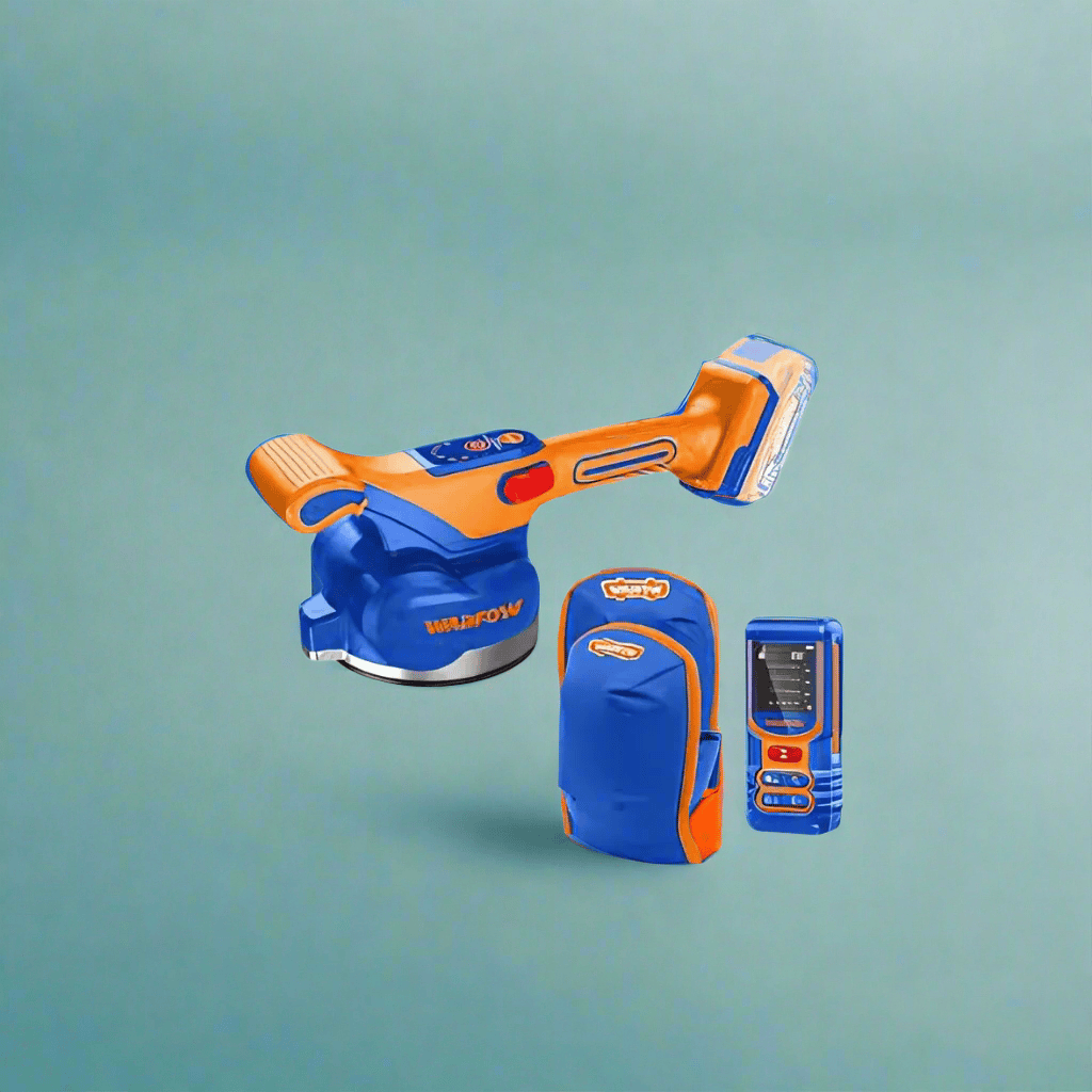 Wadfow Grinder Wadfow Cordless Tile Vibration Machine With Laser Measurer & Knee Pads   - WOS241185