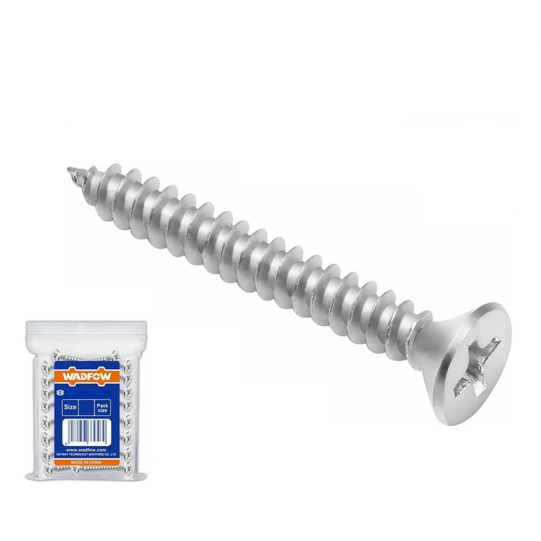 Wadfow Fasteners Wadfow Countersunk Head Selftapping Screw 4.8x50mm - WXSC947