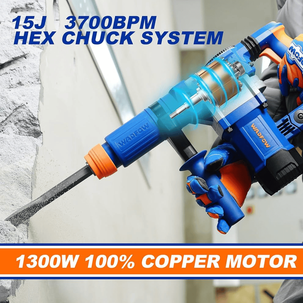 Wadfow Demolition Hammer Wadfow Demolition Breaker 1300W  -  WDB1D45