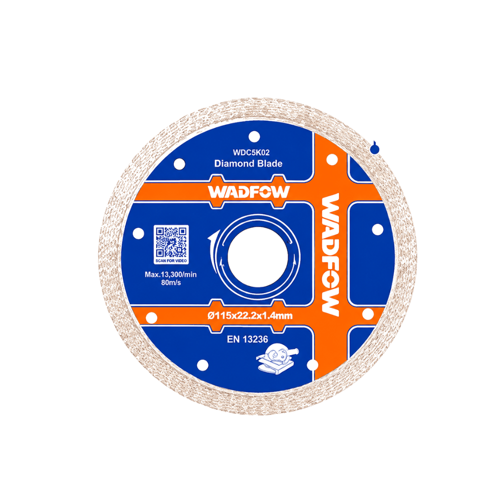 Wadfow Grinding & Cutting Wheels Wadfow Diamond Tile Cutting Disc for Wet Precision Cutting | 4.5" - 9"