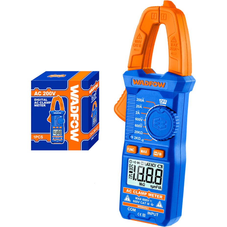 Wadfow Digital Meter Wadfow Digital AC Clamp Meter 2000 Counts 600V - WDM6501