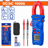 Wadfow Digital Meter Wadfow Digital DC/AC Clamp Meter 6000 Counts 1000A with LCD Backlight Display - WDM65085