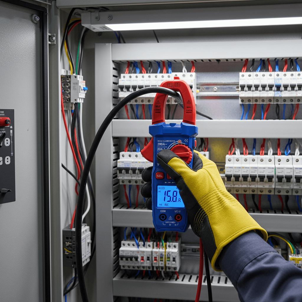 Wadfow Digital Meter Wadfow Digital DC/AC Clamp Meter 6000 Counts 200A with True RMS Display - WDM8202
