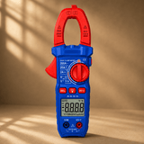 Wadfow Digital Meter Wadfow Digital DC/AC Clamp Meter 6000 Counts 200A with True RMS Display - WDM8202
