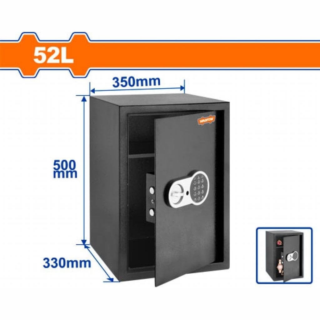 Wadfow Tool Chests & Cabinets Wadfow Electronic Safe 52L - WEB1550