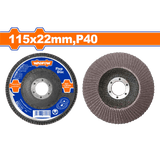 Wadfow Grinding & Cutting Wheels Wadfow Flap disc 115mm x 22mm - WYL1301 & WYL1302