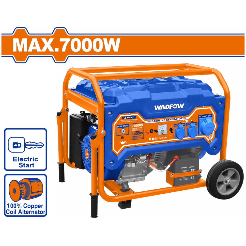 Wadfow Generator Wadfow Gasoline Generator 7000W - WGEAA096