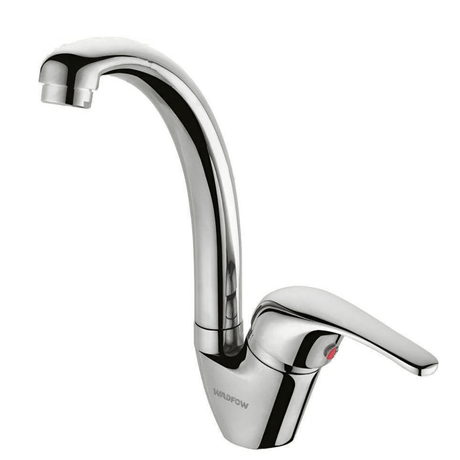 Wadfow Bathroom Faucet Wadfow Kitchen Mixer Faucet -  WZD1504