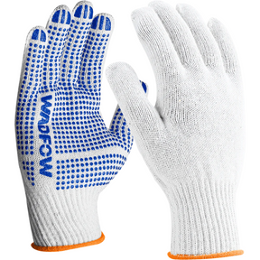 Wadfow Work Gloves Wadfow Knitted & PVC dots Gloves - WKG1801