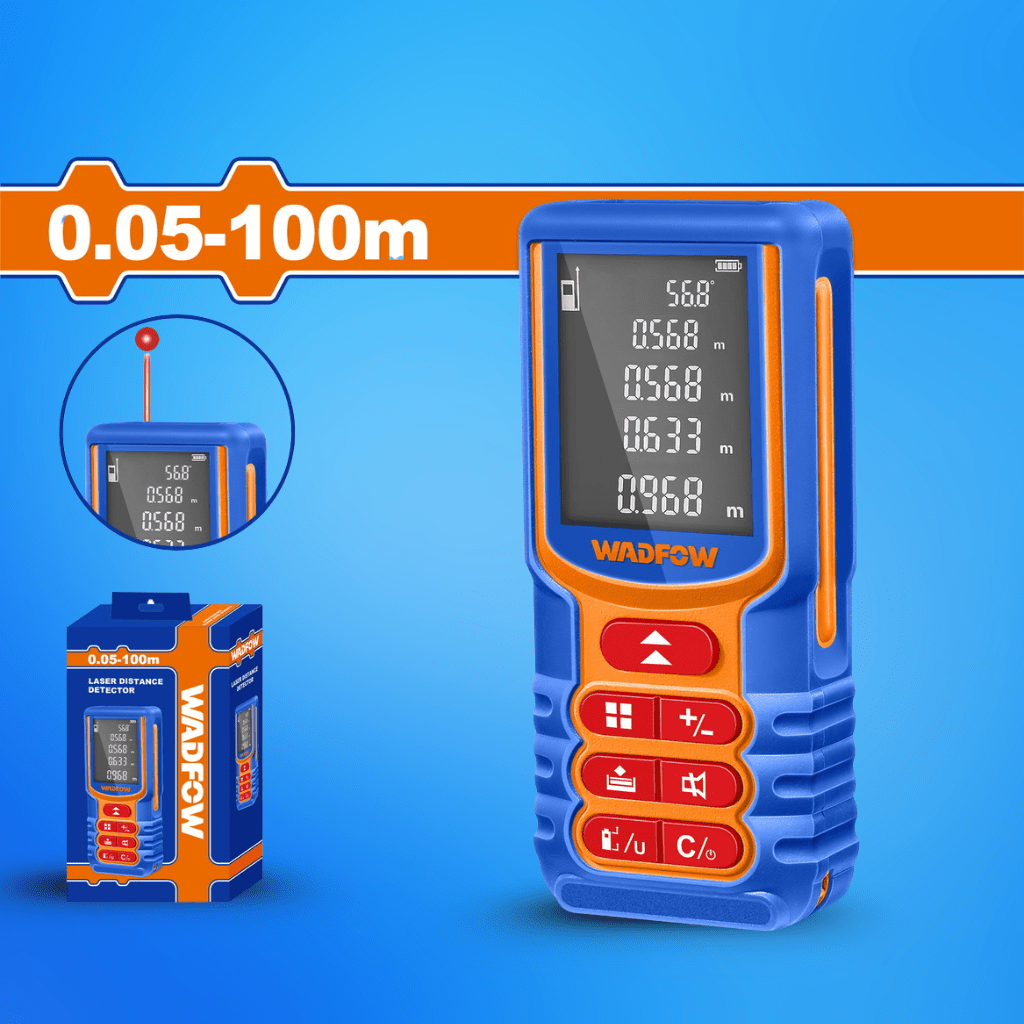 Wadfow Laser Measure Wadfow Laser Distance Detector 100m - WDL1520