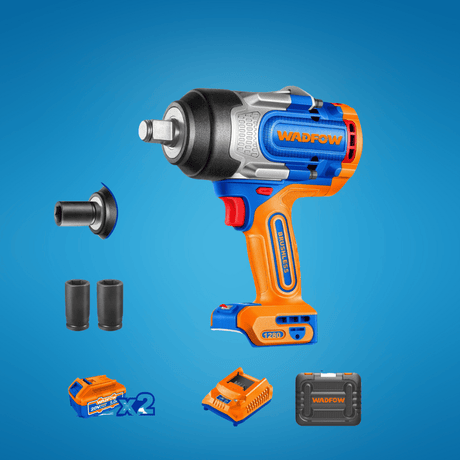 Wadfow Impact Wrench & Driver Wadfow Lithium-Ion Brushless Cordless Impact Wrench  - WCD1B128