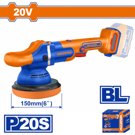Wadfow Automotive Accessories & Maintenance Wadfow Lithium-Ion Cordless Brushless Polisher  - WHL2B151