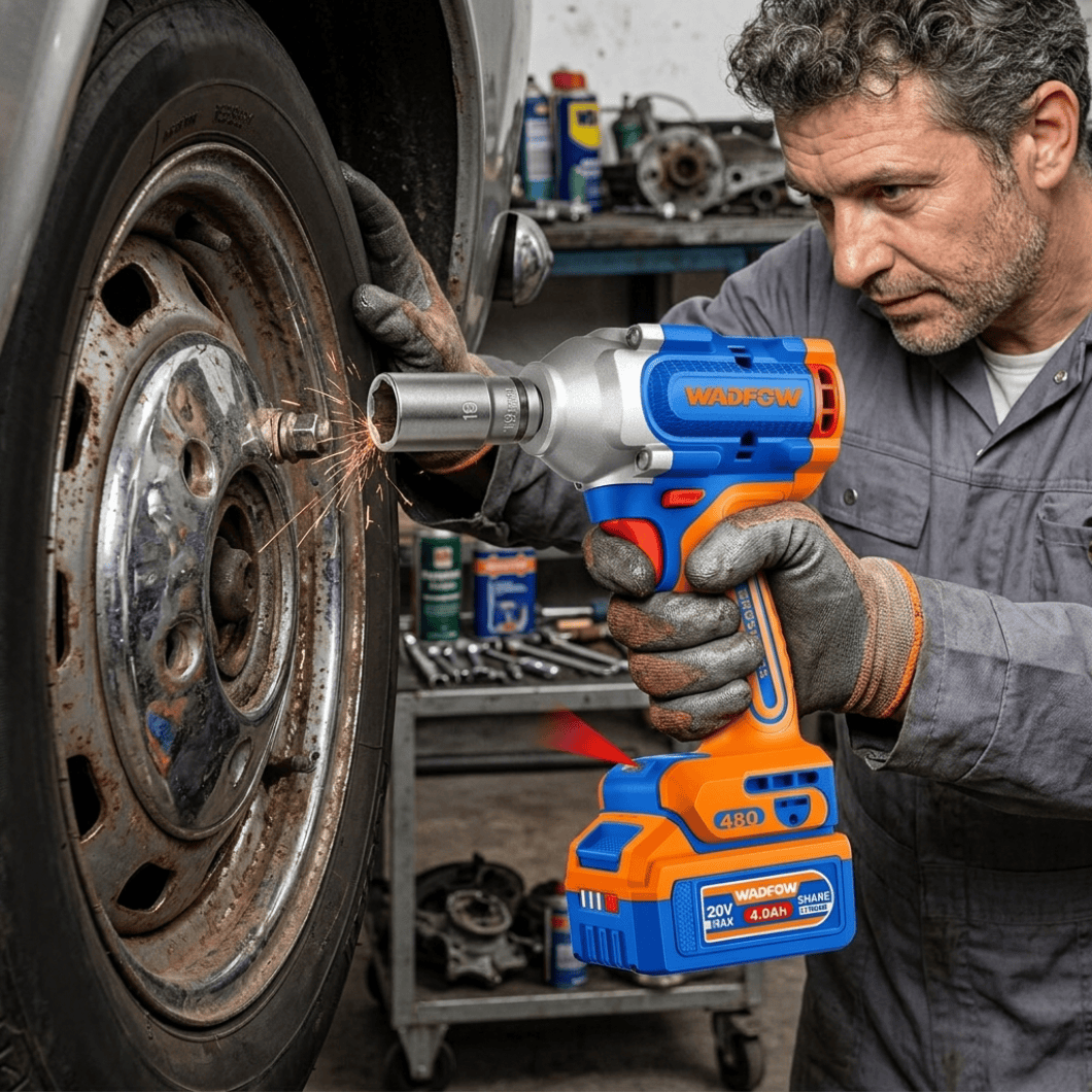 Wadfow Impact Wrench & Driver Wadfow Lithium-Ion Cordless Impact Wrench - WCD1B483