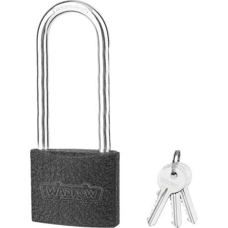 Wadfow Padlocks & Accessories Wadfow Long Shackle Iron Padlock - 50mm & 75mm